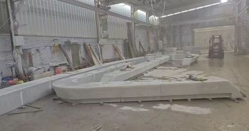 荆州 花岗岩整石坐凳拼装