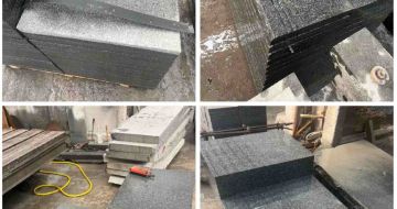 荆州 芝麻黑地铺石材