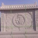 荆州 芝麻白花岗岩屏风，照壁，影壁