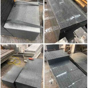 荆州 芝麻黑地铺石材