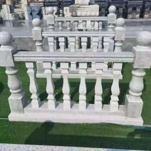 荆州 别墅石材栏杆特写