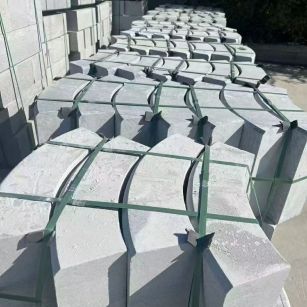 荆州 芝麻灰弧形路沿石