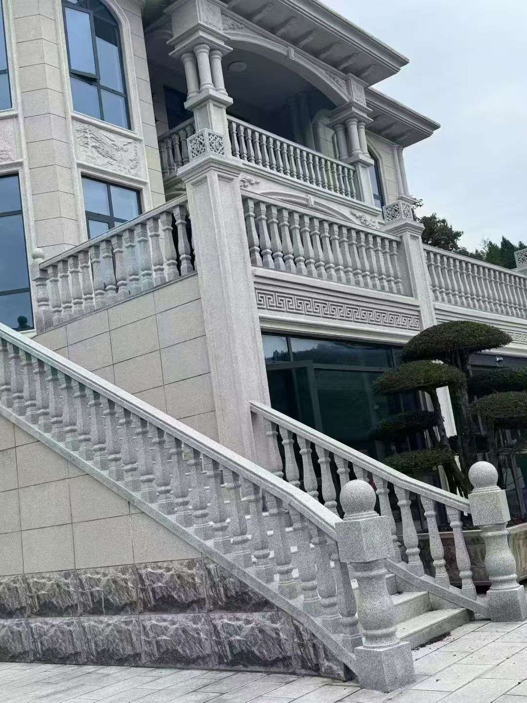 荆州 芝麻白别墅，栏杆