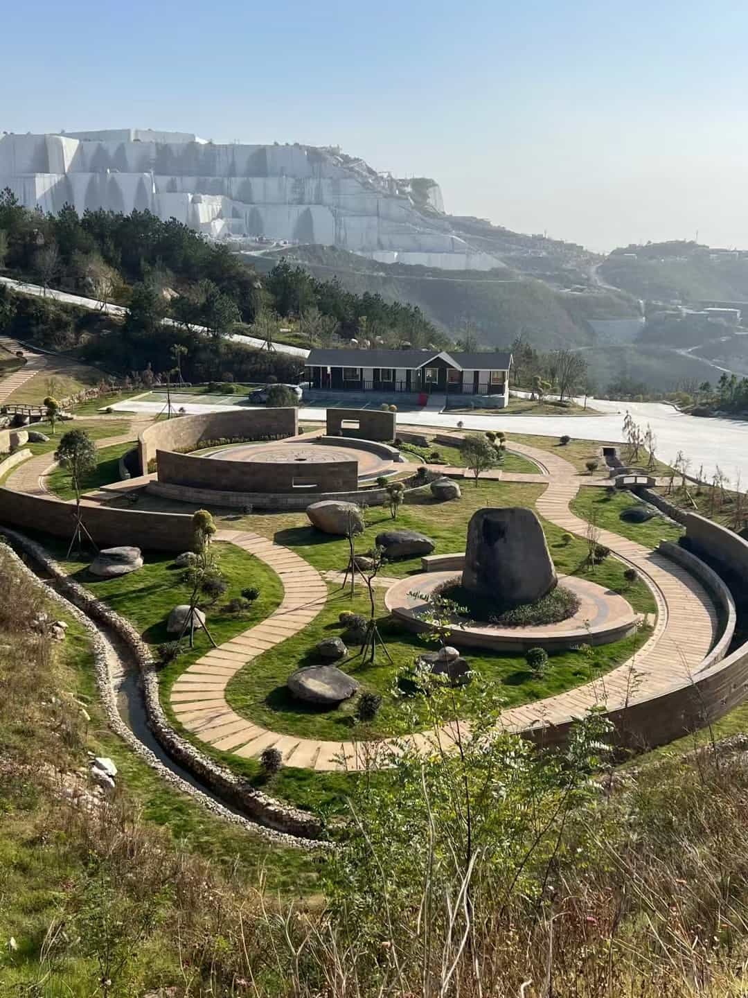 荆州仿古石铺装整体效果