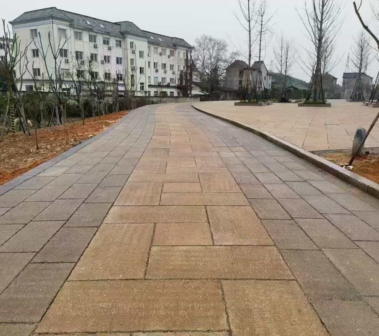 荆州仿古石铺装效果