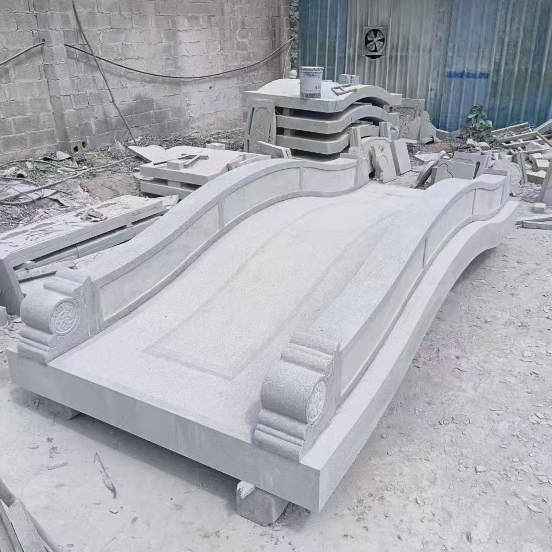 荆州 芝麻灰花岗岩园林景观 小石桥