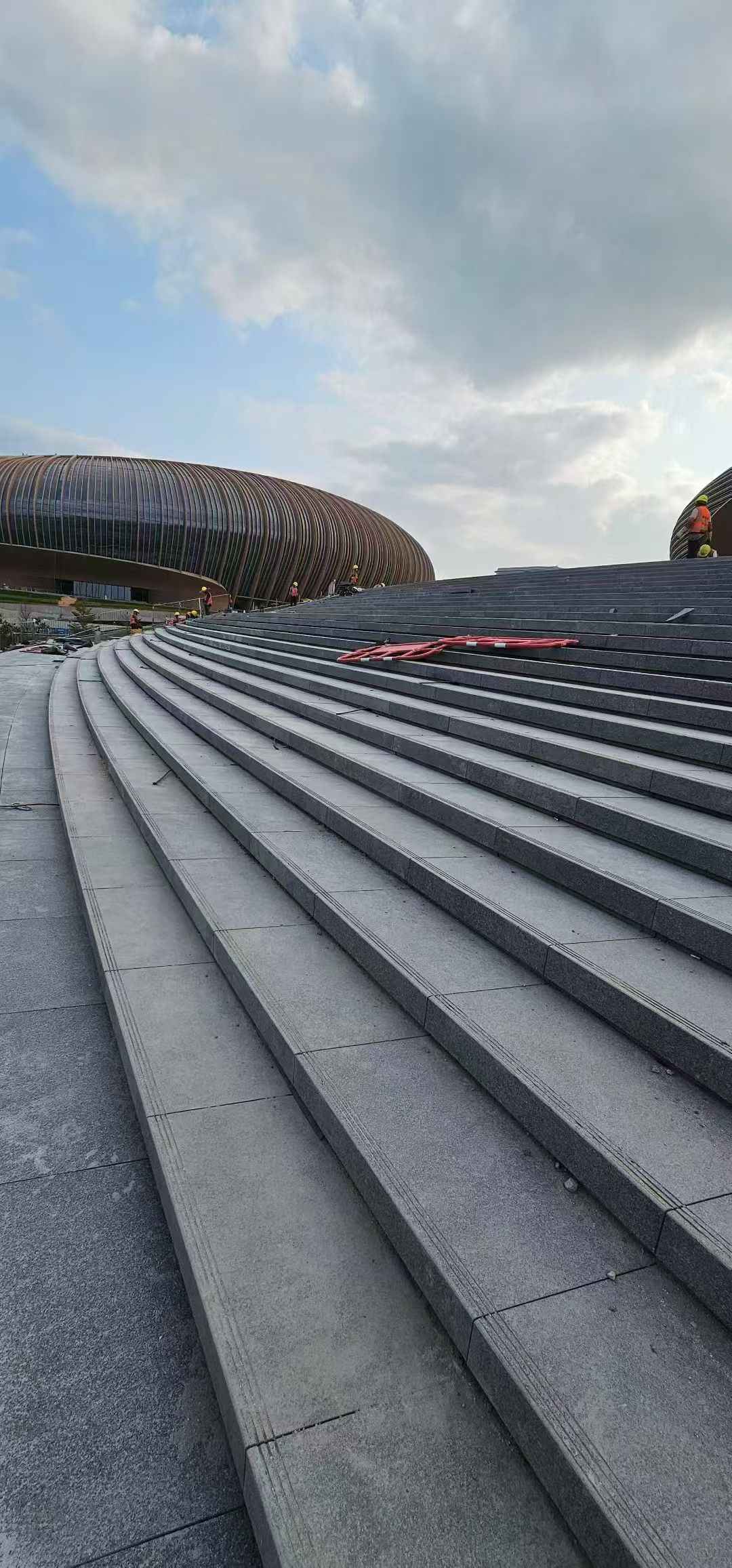 荆州 弧形整石台阶铺装效果图