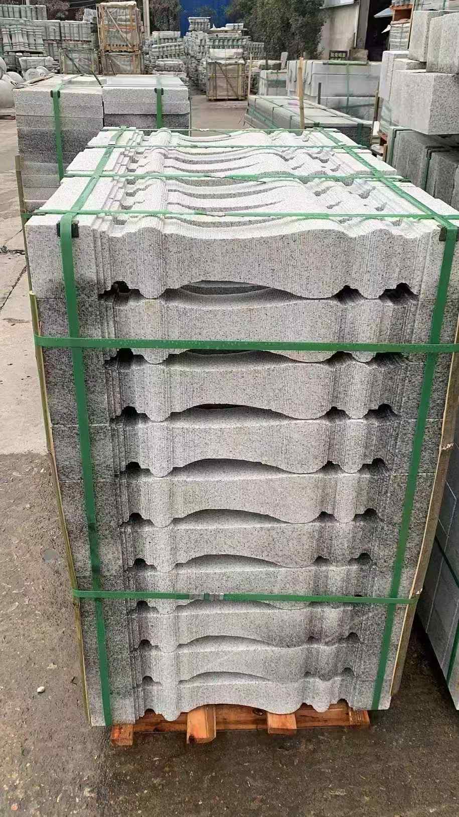 荆州 芝麻白方形拉丝面，栏杆花瓶柱