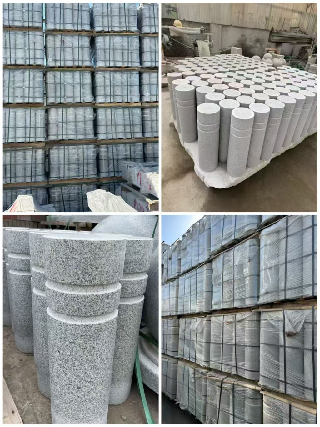 荆州 芝麻白花岗岩挡车柱、隔离柱多少钱